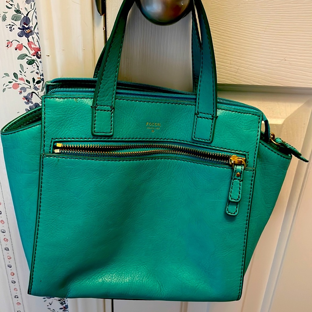 Fossil purse teal